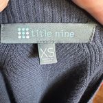 Title Nine Szabo merino wool navy pullover sporty sweater Photo 3