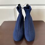 ZARA  Trafaluc Contrasting Blue/Black Sock Ankle Boots Size 39 (US 8) New Photo 4
