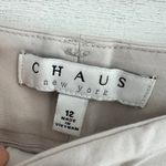 Chaus NWT Beige Straight Leg Dress Pants Size 12 Tan Photo 2