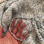 Brandy Melville white blue floral Robbie wrap dress Photo 4