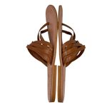 Seychelles  Live A Little Sandals 11 Brown Leather Slide Strappy Photo 4