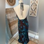 Enfocus Studio  Strapless Peacock Print Dress Photo 2