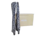 Michael Kors NEW Isra Wedge BOOTS Women's 10 Leather Snake Embossed Knee Hi Boot Photo 5