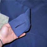 Athleta  Mock Neck Pullover Crewneck Running Shirt Size Small Navy Photo 4