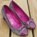 Le Babe Women’s Multi Color Bow Pump Sz 38 (US 7) Pink Photo 0