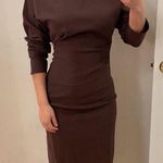 ZARA Rouched midi dress. S Photo 0