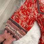 Beach Lunch Lounge Floral Print Dress Women's Size L Boho Photo 3