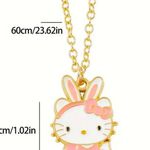 Hello Kitty  Official Licensed Cute Pendant 18” Necklace NWT Photo 1
