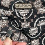 Maliparmi Womens Jacquard Circle Pattern Ankle Pants Chocolate Size 46 Large Brown Photo 5