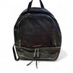 Michael Kors Rhea BLACK PEBBLE Leather Backpack Photo 2