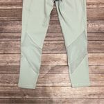 Athleta Dawn Blue Green 7/8 Salutation Stash Mesh Tight Leggings Small NWT Photo 5