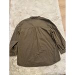 J.Jill Moss‎ Green Button Up Women's Blouse Size L Photo 1