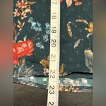 Kensie Floral Blouse in Color Alpine Green with statement sleeves Size Small NWT Photo 12