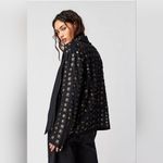 Free People  Chelsea Coin Moto Jacket Size M $700 Photo 3