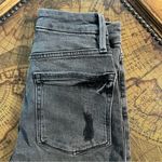 Good American NWT Good Classic Faded Black Distressed Pockets Stretch sz 0 / 25 Photo 9