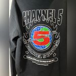CHANNEL 5 Vintage Graphic Hoodie Pullover Sweatshirt Unisex Adult Sz XL EUC Black Photo 3