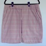 The North Face  vintage khaki with pink plaid Bermuda shorts. Size 12. VGUC Photo 0