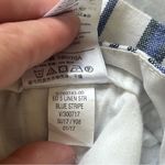 Old Navy  Blue Striped Linen Rayon Chino Short Women's Size 6 s Preppy Beachwear Photo 3