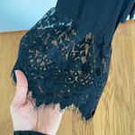 Forever 21 Black lace bell sleeve blouse Size Small Photo 1