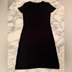 Quince NWT  Women’s Black Tencel Jersey Mini T-Shirt Dress Sz XS Photo 5