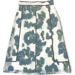 3.1 Phillip Lim Fil Coupe Abstract Daisy Silk-Blend A-Line Skirt Women's Size 4 Photo 0