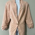 LC Lauren Conrad Lauren Conrad Peach Blazer Jacket Women's XL Single Button Roll Sleeve SIZE XL Photo 0