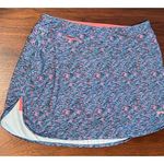 Slazenger 13” Golf/Tennis/Pickleball Skort Sz Small Blue/Multicolor/Neon Coral Photo 0
