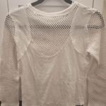 We The Free NWT  People Mesh Accent Thermal Long Sleeve Shirt Size Small Photo 2