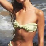 Stone Fox Swim NEW Stone‎ Fox Swim x Free People lele knotted bandeau bikini top, size XL Photo 0