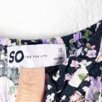 Sonoma Women's Black Floral Milk Maid Dress Size XS Whimsy Coquette Fairy Photo 3