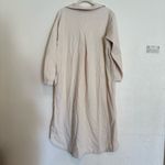 Massimo Dutti  Ecru Oversized Shirt Dress Size XS-S Photo 9