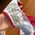 Victoria's Secret Victoria’s Secret High Cut Halter Red One Piece Swimsuit Photo 3