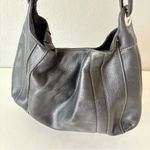 J.Jill Genuine Black Leather Hobo Bag Tote Shoulder Large Bag 15.5”x11” Photo 1