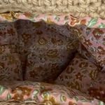 VINTAGE handmade crochet purse Gold Photo 5