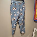 Gray Floral Women's Dress Pants Sz S Pink Photo 1