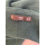 Mango Basics Green Nessa Mini Surplice Sweater Dress Stretchy EUC Sz Small Photo 5