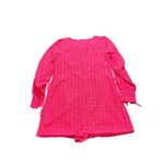 Lilly Pulitzer  Aisha‎ Romper Eyelet Lace Pink Isle Ditzy Diamond Poly Eyelet 10 Photo 7