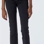 The Kooples  BLACK STRAIGHT-CUT JEANS WITH WESTERN BELT Size 26 Photo 4