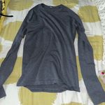 Lululemon Swiftly Tech Long Sleeve Size 8 Dark Grey Photo 0