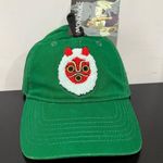 Her Universe Studio Ghibli Princess Mononoke Mask Portrait Chenille Green Cap Photo 0
