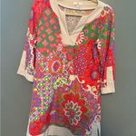 Jude Connally Printed Colorful Nylon Dress Photo 5