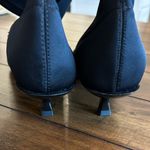 ZARA Trafaluc Black Stretch Kitten Heel Tall Boots Size 6.5 Photo 1