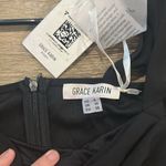 Grace Karin  Black High Low Dress with Ruffles Photo 3