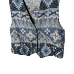 Contempo Vintage  Woven Aztec Western Southwestern Vest Size Medium Photo 2