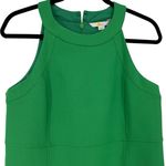 Boden Sleeveless Mini Shift Dress Kelly Green Size 2 Old Money Preppy Career Green Photo 5