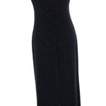 Vintage Y2K Prom Dress St. Michael Marks & Spencer Black Velvet Whimsigoth UK 10 Size 6 Photo 2