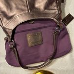 Coach Soho Lynn Hobo bag in metallic bronze leather with silver-tone hardware Photo 5