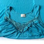 Lati Fashion Intimates Collection Nightgown Medium? Blue Sleeveless Embr… Size undefined Photo 3