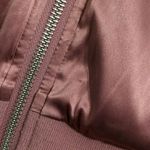 Lovers + Friends Satin Puffer Bomber Jacket Photo 4