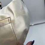 Coach  Vintage Ivory‎ on White Signature Hobo Bag Photo 5